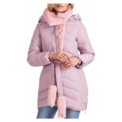 Dámská zimní růžová bunda