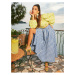 Koton Flared Midi Skirt with Pockets