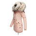 Dámská zimní bunda s kožíškem Sweety Navahoo - ROSE
