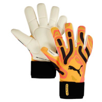 Puma ULTRA ULTIMATE HYBRID Pánské brankářské rukavice, oranžová, velikost