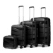 Kono Sada 4 cestovních kufrů 2094 Černá S M L