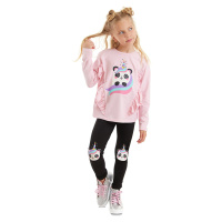 Denokids Panda Unicorn Girls Kids T-shirt Leggings Suit