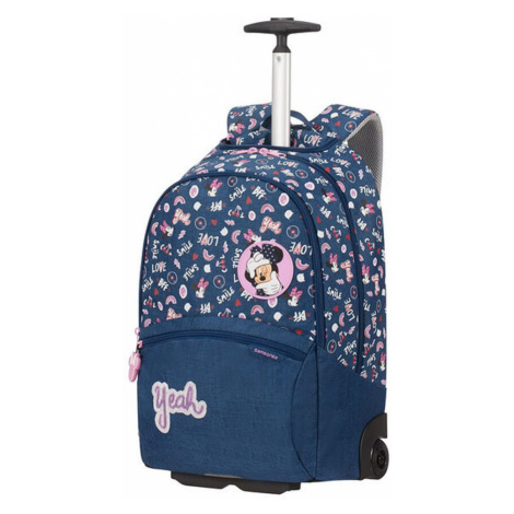 Samsonite Školní batoh na kolečkách Color Funtime Disney 26 l - tmavě modrá