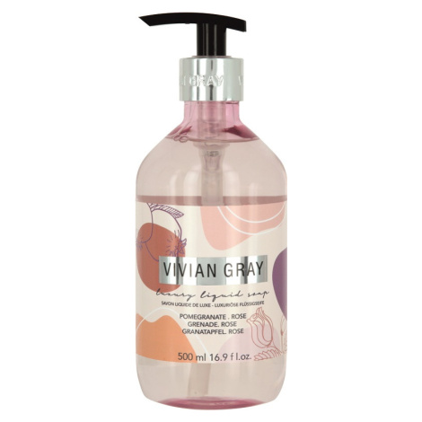 Vivian Gray Tekuté mýdlo Pomegranate & Rose (Liquid Soap) 500 ml