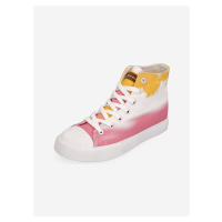 Žluto-růžové dámské boty ALPINE PRO Daira