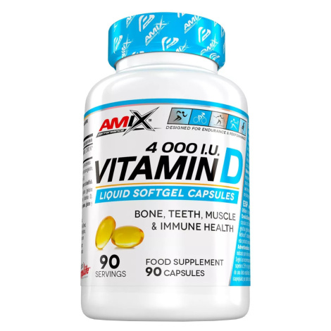 Amix Vitamin D - 4000 I.U. 90 kapslí