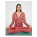 Koton Gathered Detailed Yoga Sweatshirt Modal Blended Silky Textured