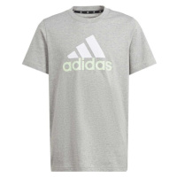adidas BIG LOGO TEE Chlapecké tričko, šedá, velikost