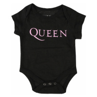 Dětské body dětské Queen - Pink Logo - ROCK OFF - QUBG62TB