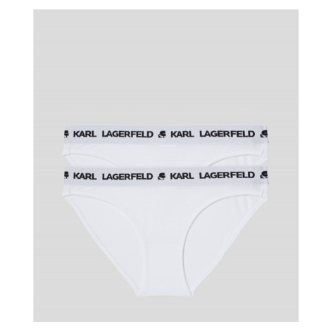 Spodní prádlo karl lagerfeld logo brief bílá