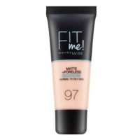 Maybelline Fit Me! Foundation Matte + Poreless 097 Natural Porcelain tekutý make-up s matujícím 