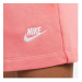Nike SPORTSWEAR CLUB FLEECE Dámské šortky, lososová, velikost