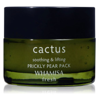WHAMISA Cactus Prickly Pear Pack hydratační gelová maska pro intenzivní obnovení a vypnutí pleti