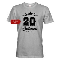 Pánské tričko k 20. narozeninám Limitovaná edice - dárek na 20. narozeniny