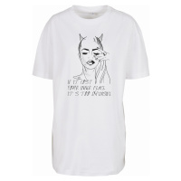 Dámské tričko krátký rukáv // Mister tee Ladies Inner Peace Sign white