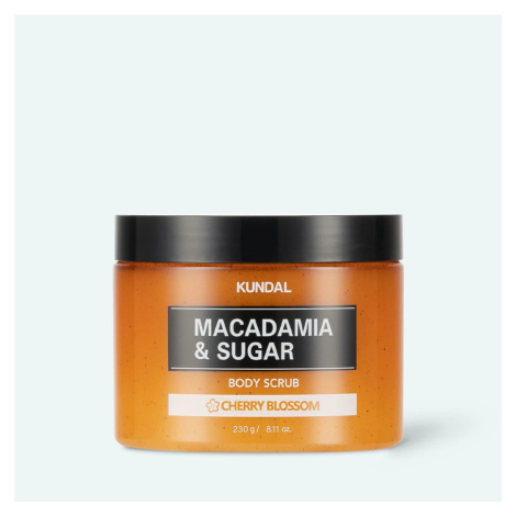 Kundal Macadamia&Sugar Body Scrub přírodní tělový peeling s vůní Třešňového Květu 550 g