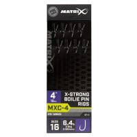 Matrix návazec mxc-4 x-strong boilie pin rigs barbless 10 cm - size 16 0,18 mm