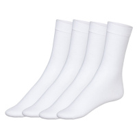 esmara® Dámské ponožky s BIO bavlnou, 4 páry (bílá)