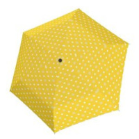 Doppler KIDS MINI DOTS - dětský skládací deštník, žlutá, puntík žlutá