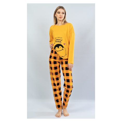 Dámské pyžamo dlouhé model 16478573 - Vienetta Secret