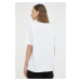 Bavlněné tričko MMC STUDIO bílá barva