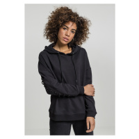 Dámská mikina // Urban classics Ladies Laced-Up Hoody black