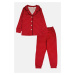 Dívčí pyžamo s puntíky, červená (Dětské oblečení)