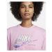 Nike SPORTSWEAR Dámské tričko s dlouhým rukávem, růžová, velikost