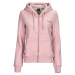 Superdry ESSENTIAL LOGO ZIP HOODIE Růžová