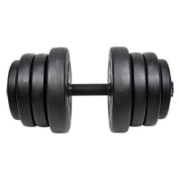 Lifefit Jednoruční činka 23 kg, vinyl-cement, 30mm tyč/8 × kotouč