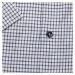 Pánská košile Slim Fit s tmavě modrým kostkovaným vzorem 11878