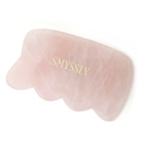 SMYSSLY Natural Rose Quartz Gua-Sha Board for Skin Detoxication masážní gua-sha kámen z růženínu