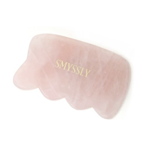 SMYSSLY Natural Rose Quartz Gua-Sha Board for Skin Detoxication masážní gua-sha kámen z růženínu