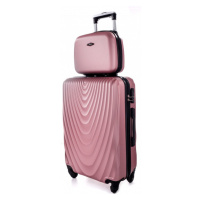Rogal Tmavě růžová XL (100l) skořepinových kufrů 