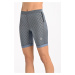 Nessi Sportswear Krátké Běžecké Legíny se Stabilizačními Pásky OSBK-1199 Shiny Grey