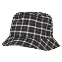 Check Bucket Hat černo/šedá