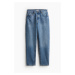 H & M - Slim Mom High Ankle Jeans - modrá
