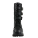boty kožené unisex - Phantom Boots with Buckle - BRANDIT - 9005-black