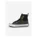 Černo-zelené kotníkové tenisky Converse Chuck Taylor All Star Berkshire Boot