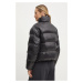 Bunda Puma Shiny Puffer Jacket dámská, černá barva, zimní, 626514