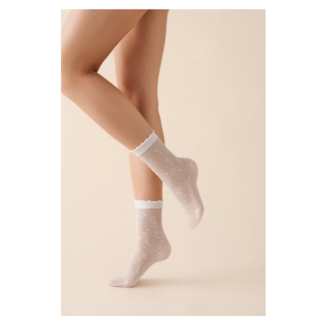 Gabriella Lovie 710 bianco Dámské ponožky