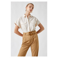 Koton Women's Beige Shirt