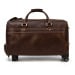 Kožená cestovní taška 2v1 kufr s kolečky vintage