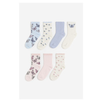 H & M - Balení: 7 párů ponožek - modrá