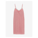 Světle růžová dámská puntíkovaná noční košilka Marks & Spencer