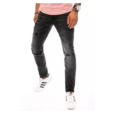 Černé pánské džíny slim fit UX3823 DStreet