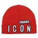 Čepice dsquared2 icon hat červená