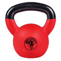 Gorilla Sports kettlebell činka, pogumovaný povrch, 10 kg