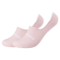 Skechers 2PPK Mesh Ventilation Footies Socks Růžová