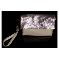 Glamour clutch with chain and sequins